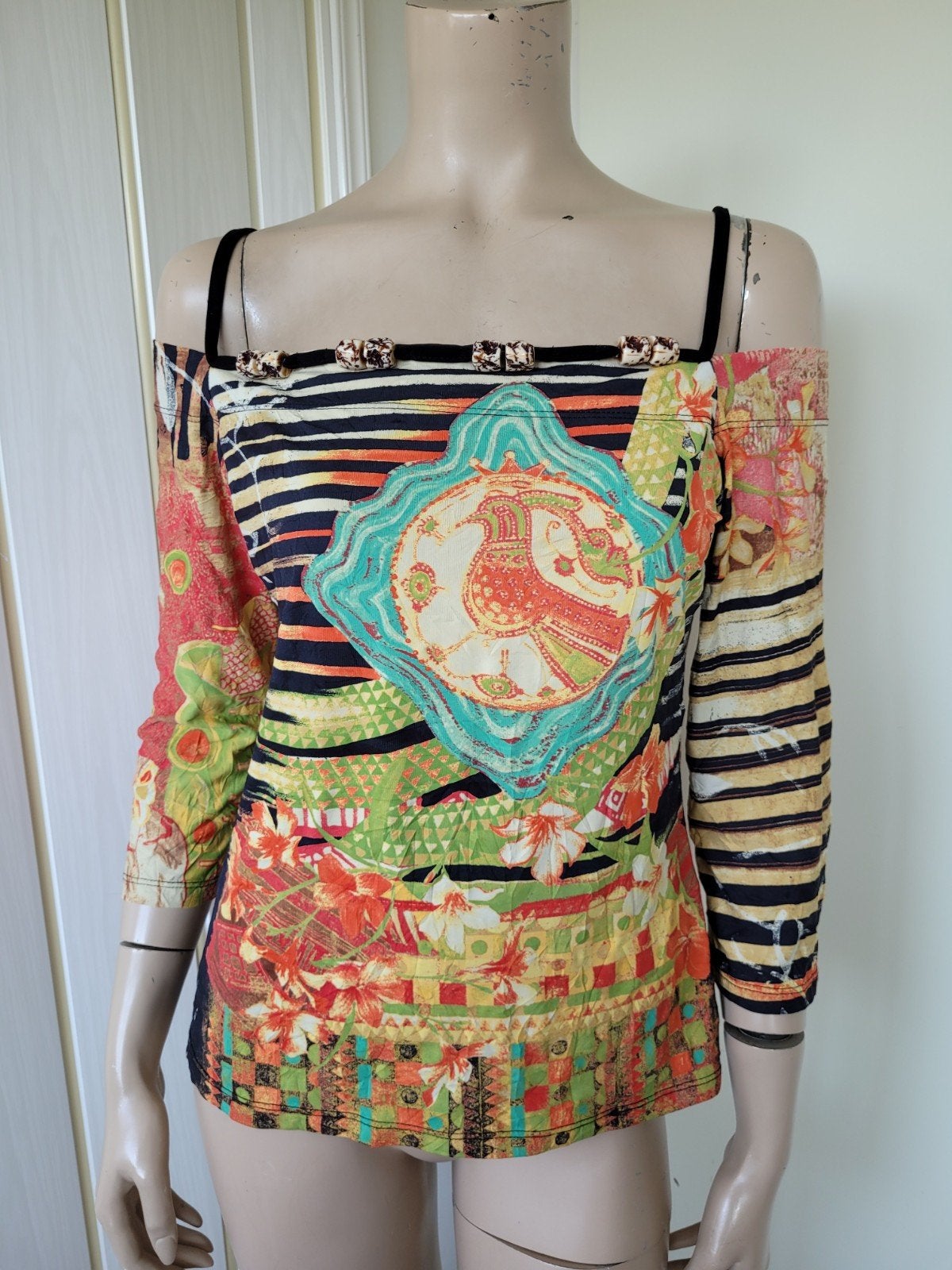 Save the Queen top maat 38/M, Maat 38/40 (M), Overige kleuren, Zo goed als nieuw, Korte mouw