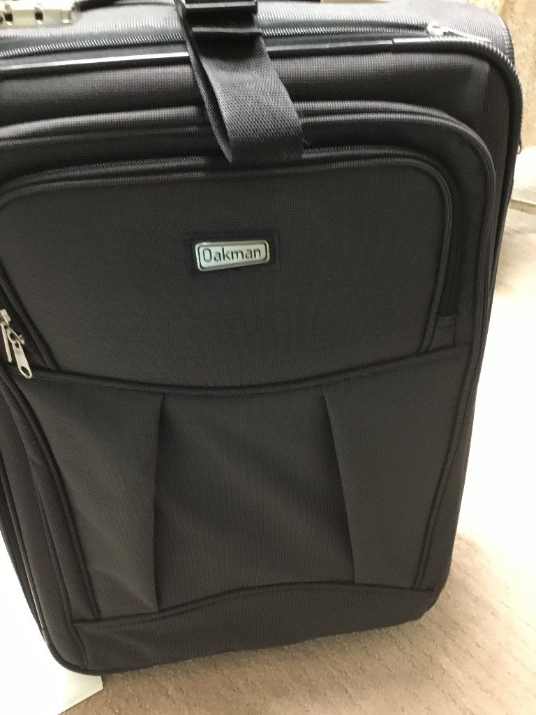 Koffer zwart, Sieraden, Tassen en Uiterlijk, Koffers, Overige materialen, Wieltjes, Gebruikt, 50 tot 60 cm