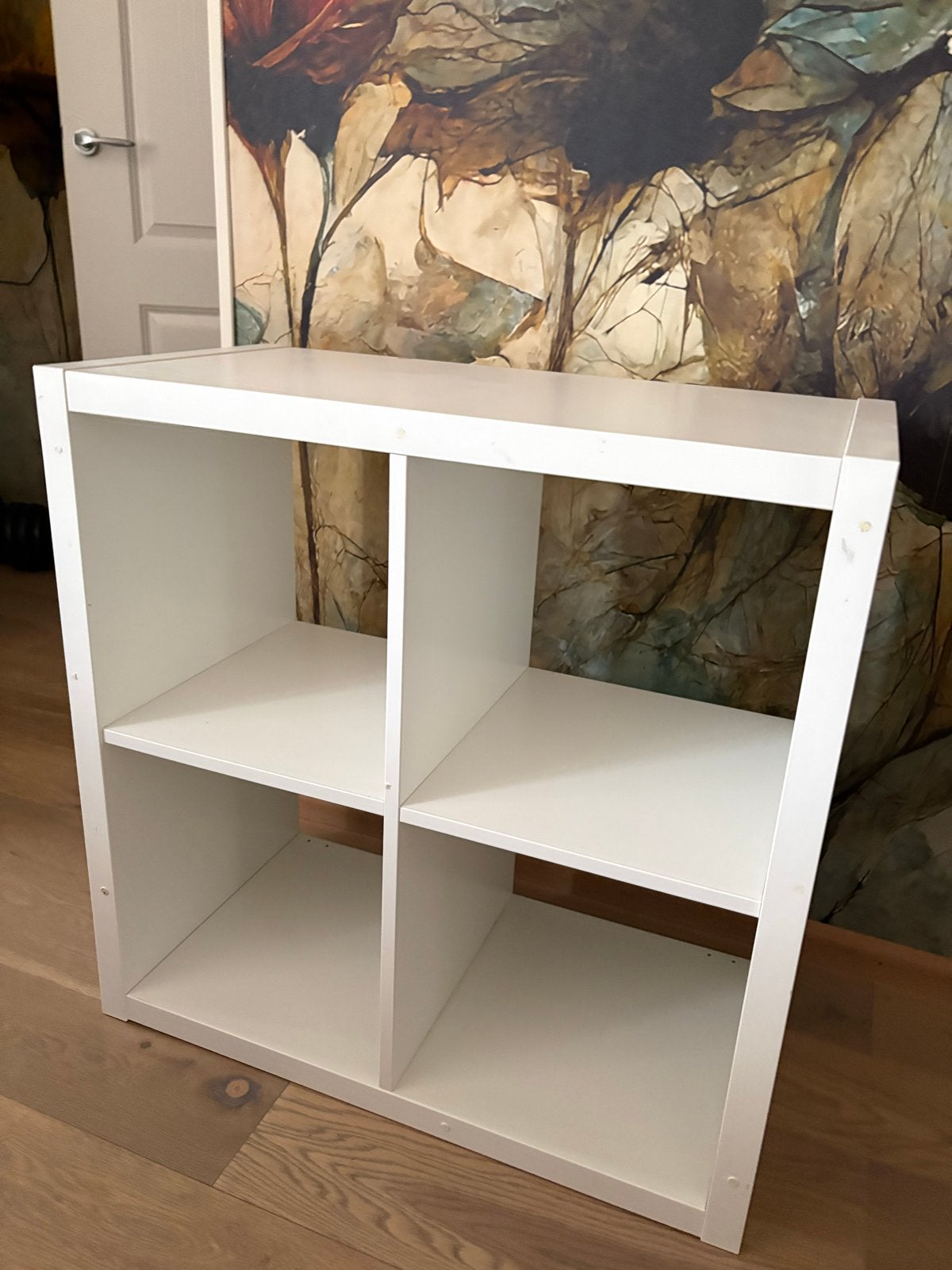 Witte opbergkast met 4 vakken - IKEA, Ophalen, Gebruikt