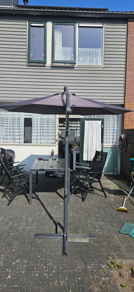 Zweefparasol., Tuin en Terras, Droogmolens en Wasrekken, Ophalen, Zo goed als nieuw, Overige typen