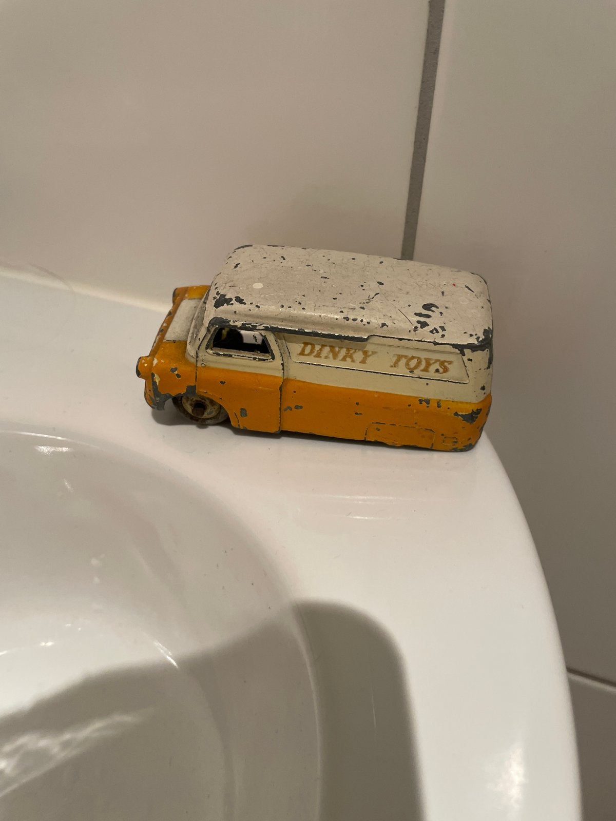 Dinky Toys Bedford bestelwagen - Vintage modelauto, Overige merken, Gebruikt, 1:50 of kleiner, Overige typen