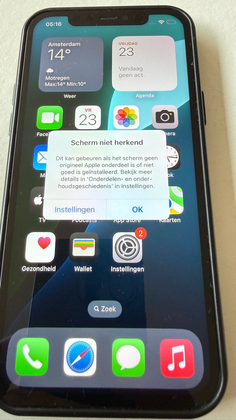 iPhone 12 Pro 128GB - Achterkant gebroken, scherm niet herke, 128 GB, Zonder simlock, Niet werkend, Zonder abonnement