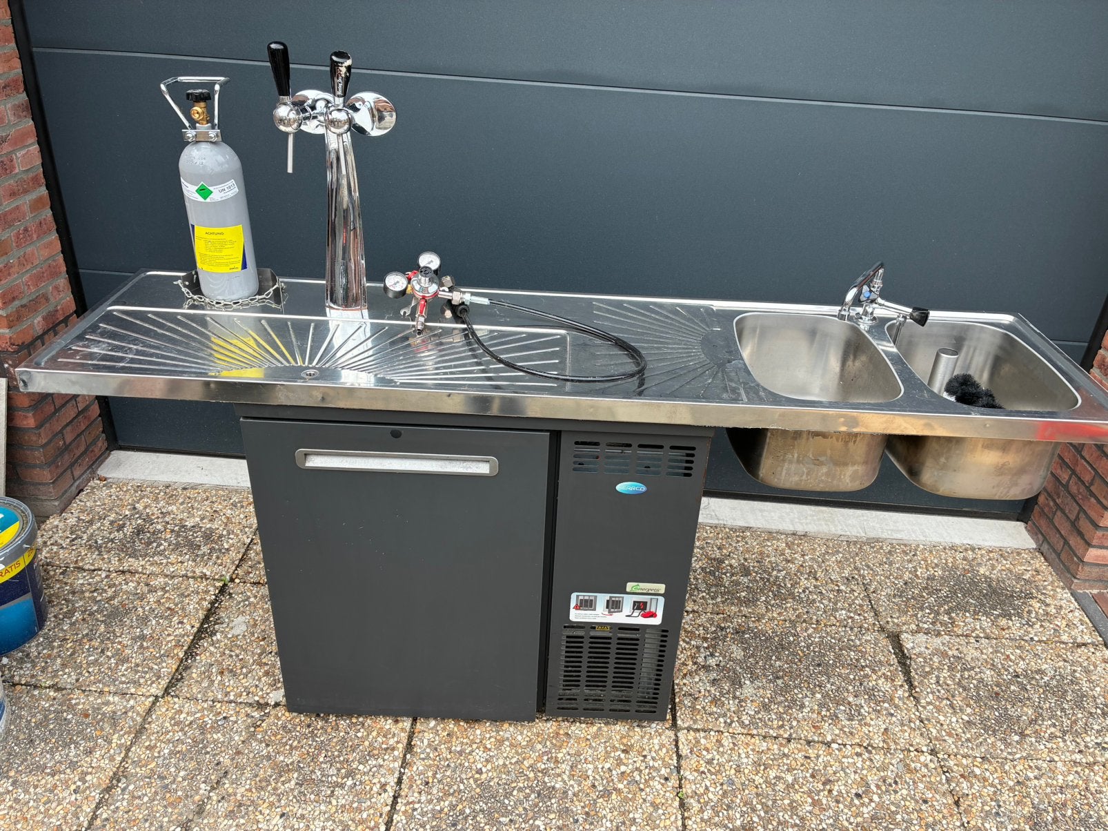 Biertap set serrco fustenkoeling thuistap mancave bar tap, Ophalen, Overige merken