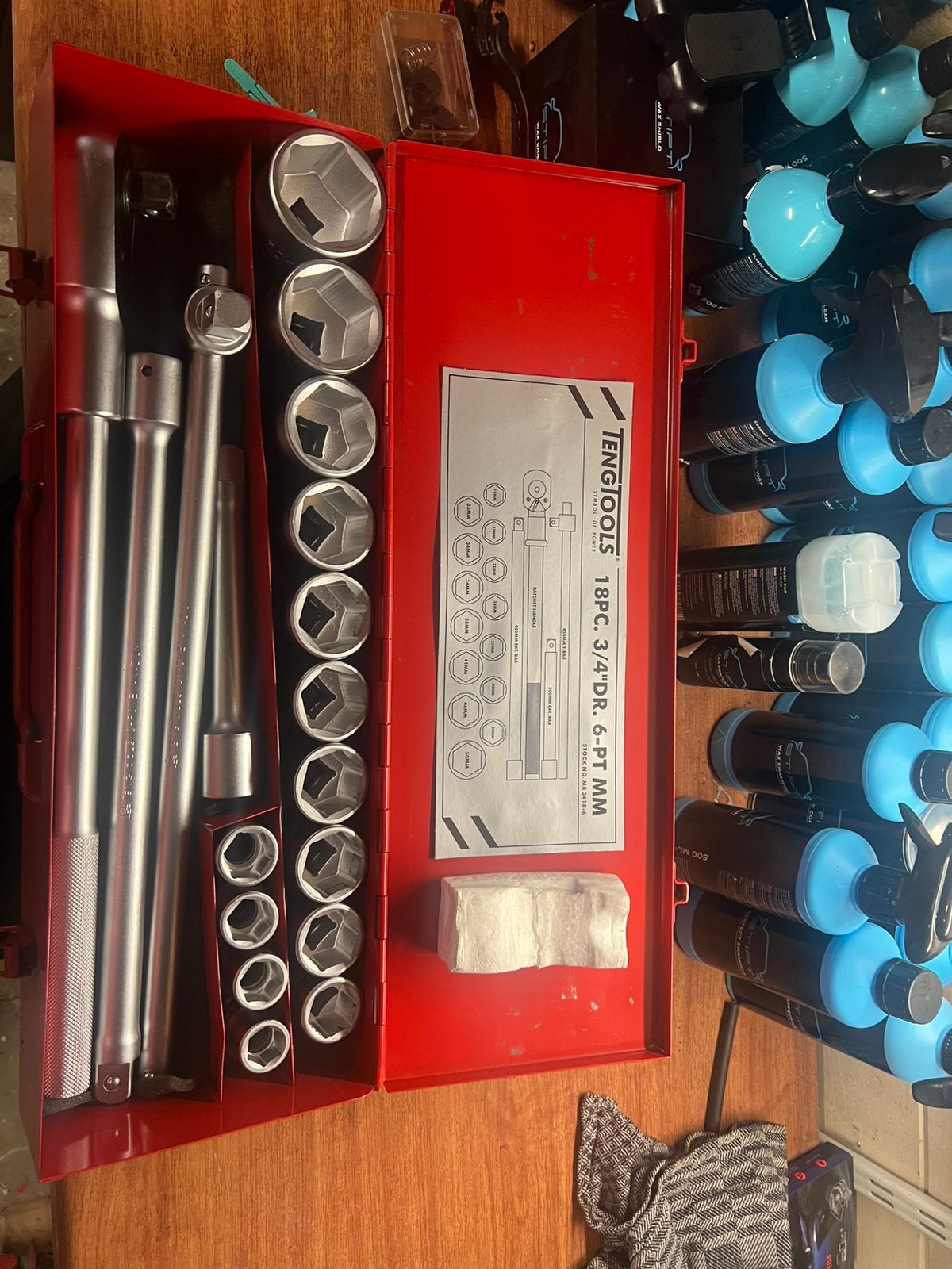 Tengtools doppenset 19-50, Ophalen, Zo goed als nieuw