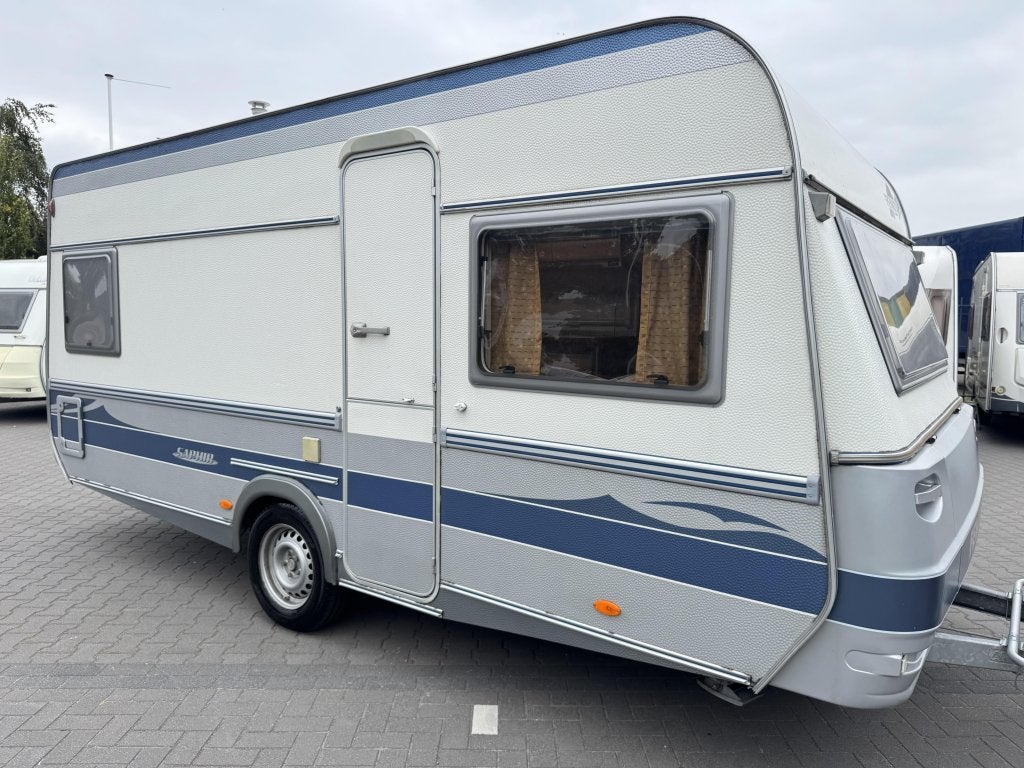 Fendt Saphir 470 TF / topstaat / voortent / luifel, Caravans en Kamperen, Caravans, Rondzit, Bedrijf, Schokbreker, Overige typen