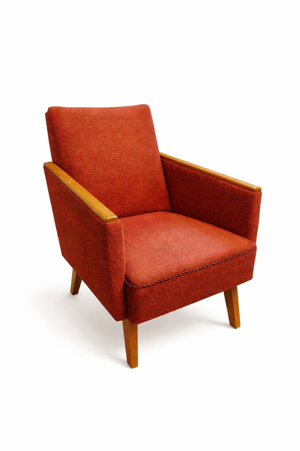 Rood fauteuiltje, Gebruikt, Minder dan 75 cm, Vintage, 50 tot 75 cm