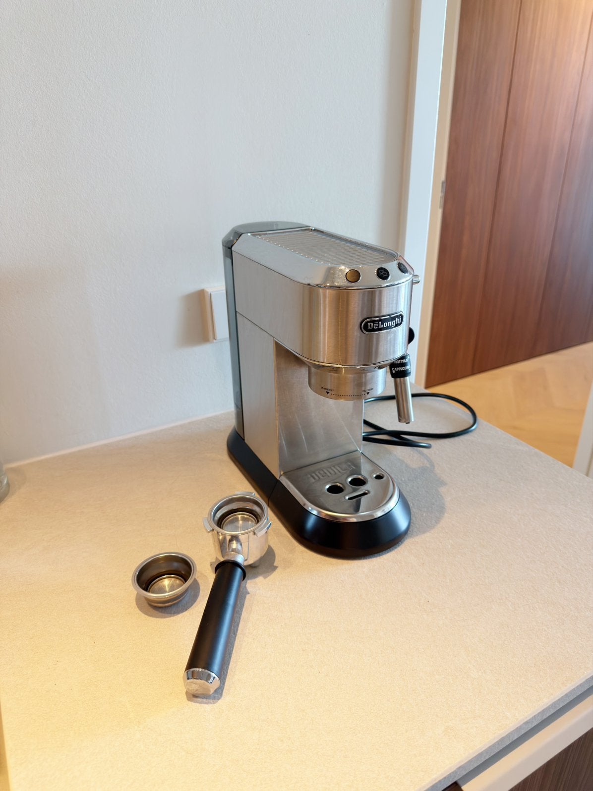 De'Longhi Espressomachine, Ophalen, Afneembaar waterreservoir, Espresso apparaat, Gemalen koffie