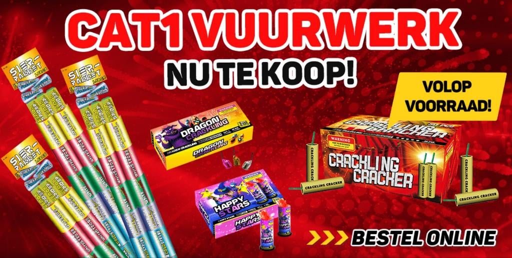 CAT1 vuurwerk, Ophalen, Nieuw