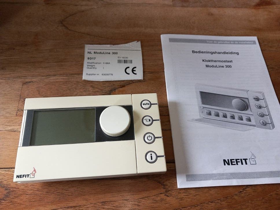 Nefit Moduline 300 thermostaat, Ophalen of Verzenden, Gebruikt