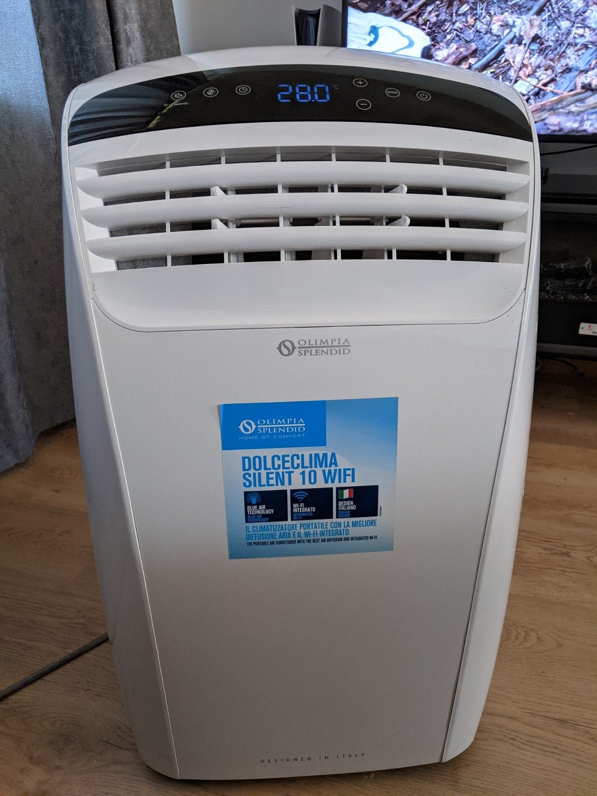 Olimpia Splendid Dolceclima Silent 10 Mobiele Airco met WiFi, Ophalen, Gebruikt, Minder dan 60 m³, Timer