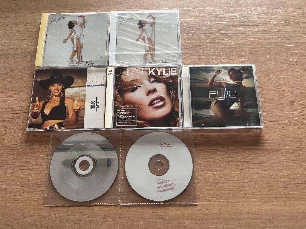 Kylie Minogue 7x CD/Single Never too late, Fever Light Years, Ophalen of Verzenden, Gebruikt, Pop, Single