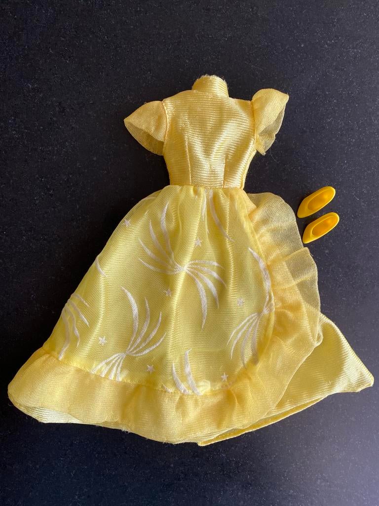 Vintage Barbie dream glow jurk 80 s met schoenen, Ophalen of Verzenden, Barbie