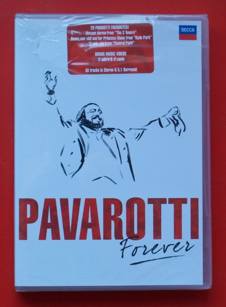 dvd Luciano Pavarotti Forever Decca Puccini, Rossini, Alle leeftijden, Ophalen of Verzenden, Zo goed als nieuw