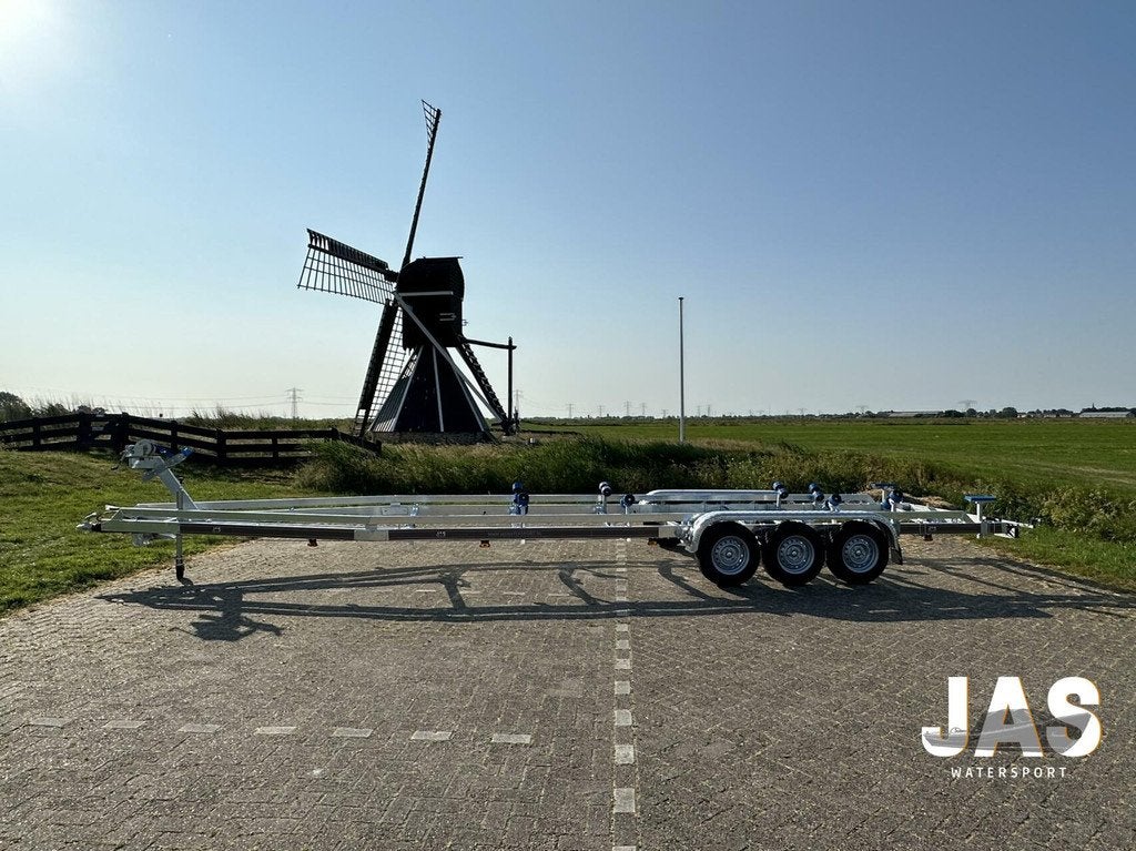 Nieuwe Vlemmix 3500KG 3 asser boottrailer incl.btw/ kenteken, Nieuw, Overige typen, Geremd