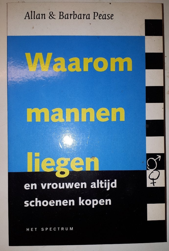 Waarom mannen liegen - Allan & Barbara Pease, Ophalen of Verzenden, Gelezen, Moppen