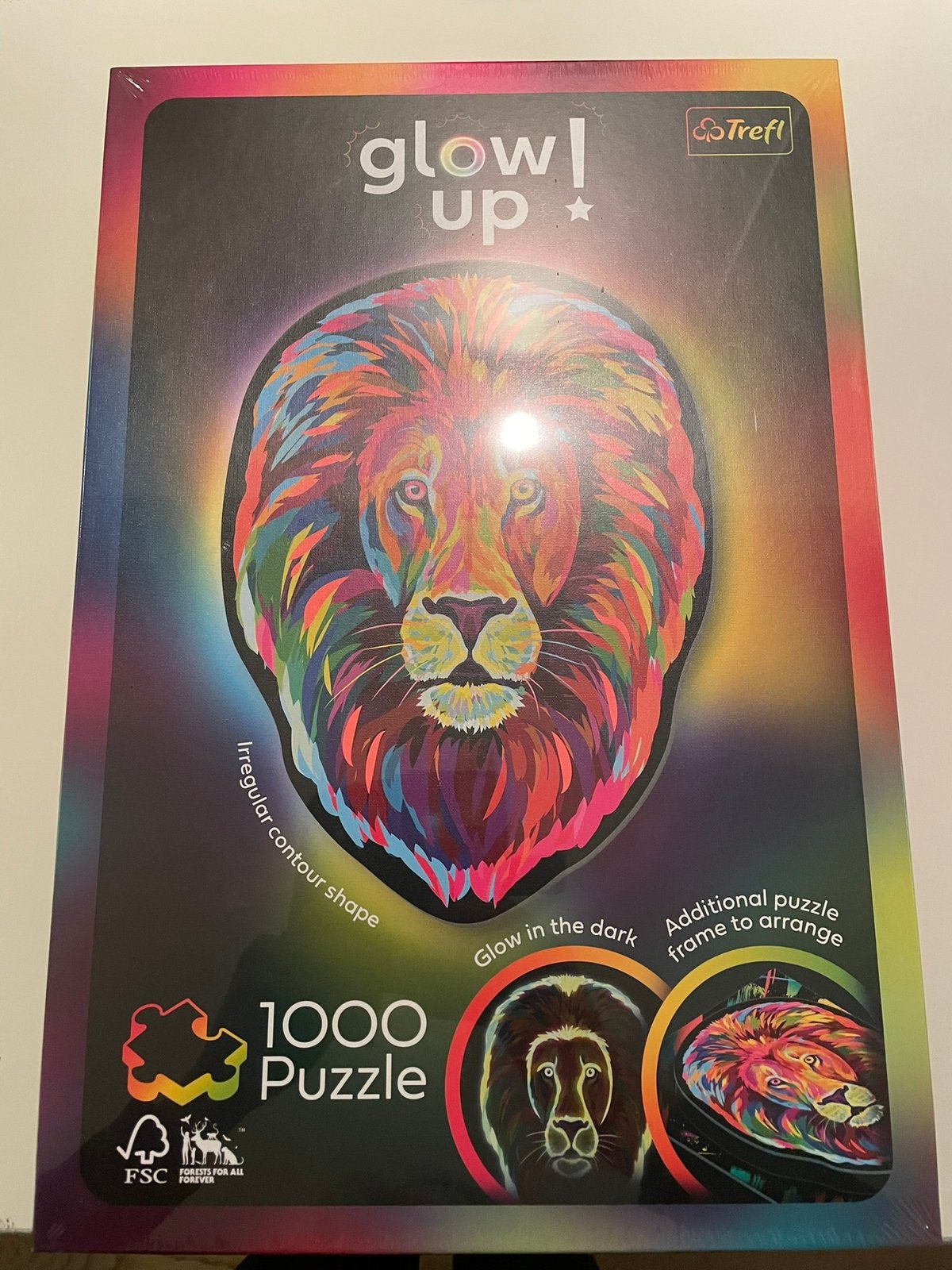 Glow in the dark puzzel 1000 stukjes, Hobby en Vrije tijd, Ophalen, Zo goed als nieuw