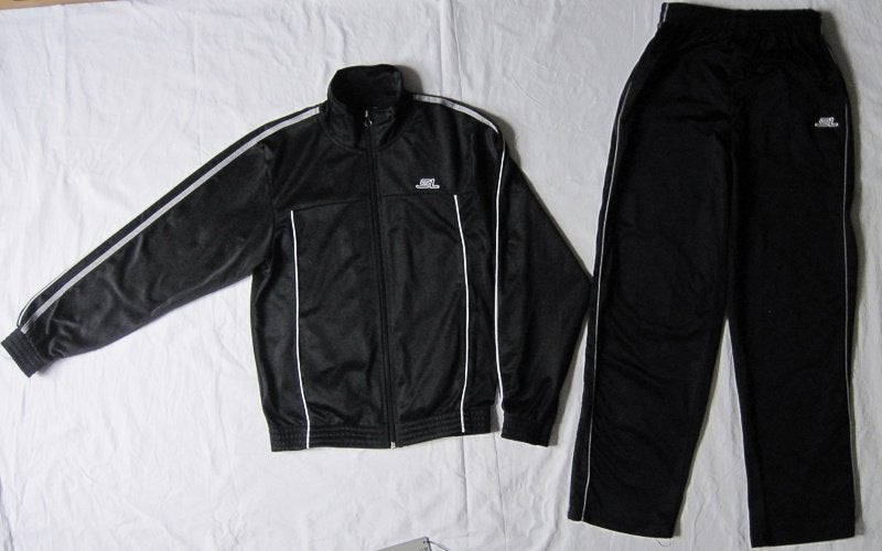 Trainingspak maat 152 zwart SL sportwear polyester, Ophalen, Gebruikt, Jongen of Meisje, SL sportwear