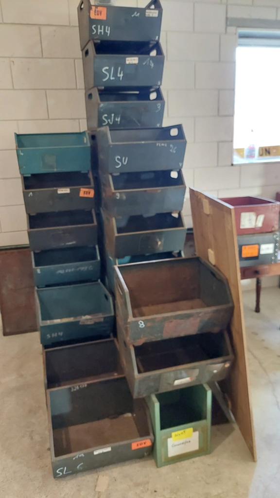 Metalen opbergbakken,diverse maten, Ophalen of Verzenden