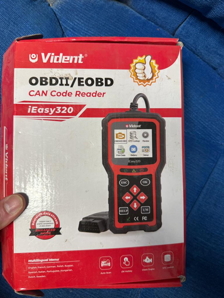 Vident iEasy320 OBD2/EOBD CAN Code Reader Foutcodelezer, -, Verzenden, -, Zo goed als nieuw