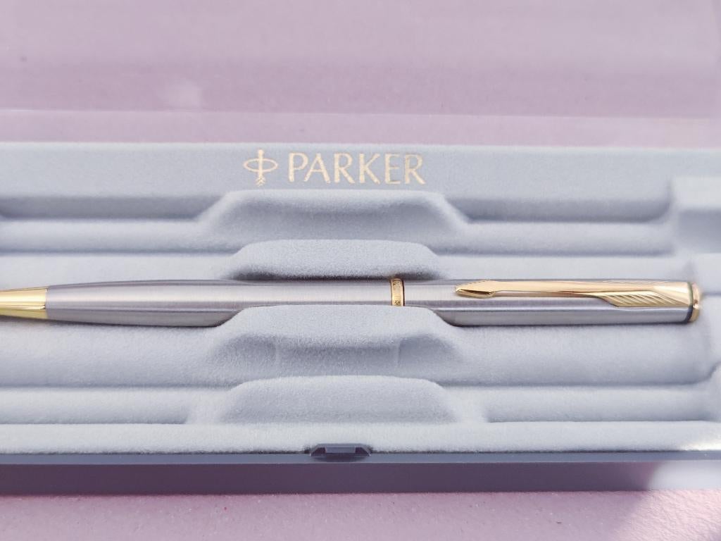 Parker Insignia GT balpen made in USA zie foto's, Met doosje, Ophalen of Verzenden, Zo goed als nieuw, Parker