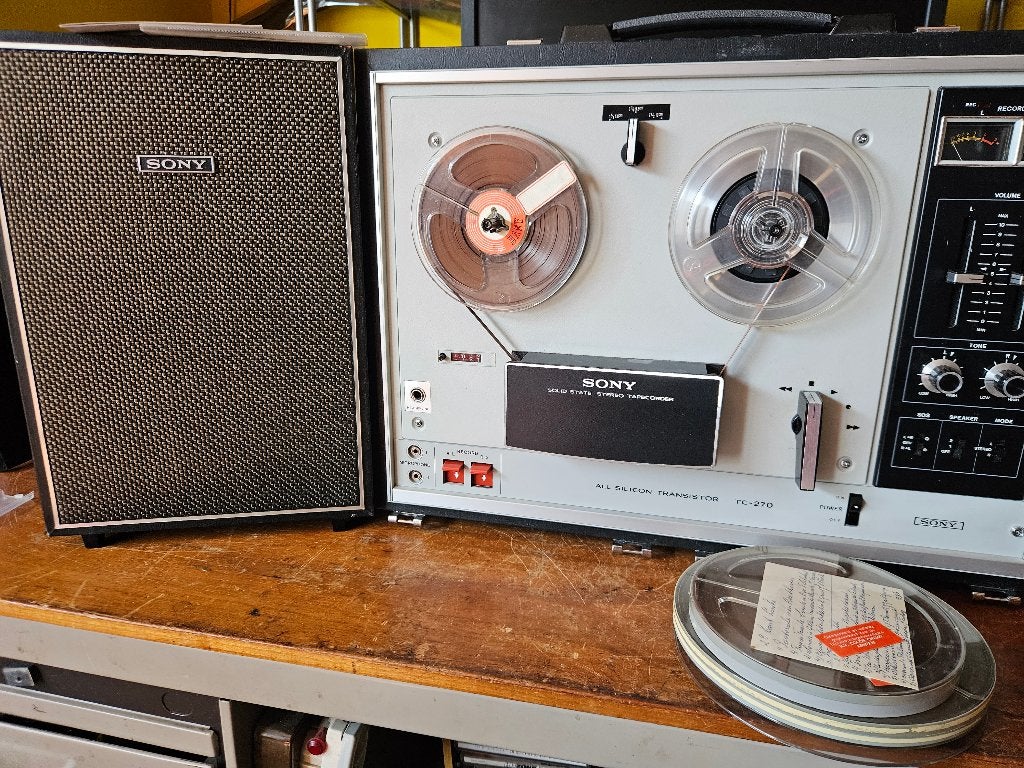 sony tc 270 bandrecoder, Audio, Tv en Foto, Ophalen, Bandrecorder