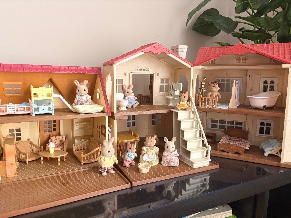 Sylvanian huis met accesoires, Kinderen en Baby's, Ophalen, Gebruikt, Poppenhuis