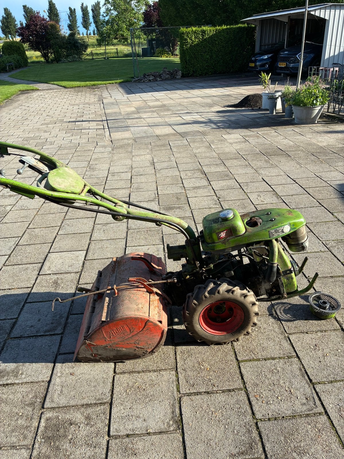 Agria tuinfrees, Ophalen, Gebruikt