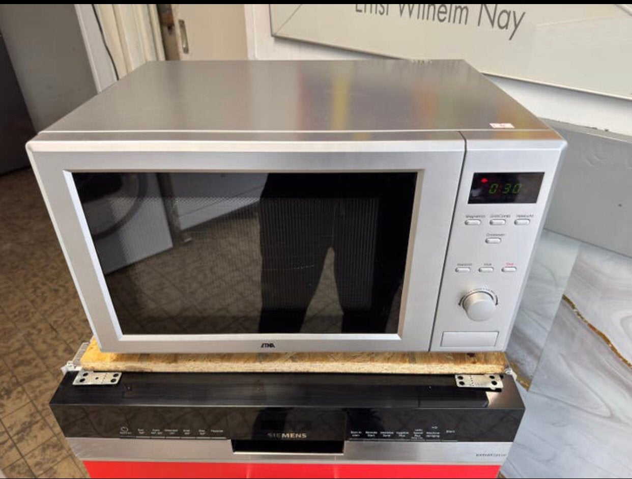 Te koop Etna RvS combimagnetron in zeer goed staat, Witgoed en Apparatuur, Magnetrons, Ophalen of Verzenden, Zo goed als nieuw