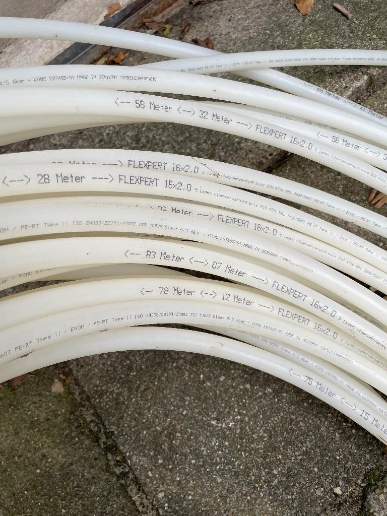 Flexpert 5 lagen vloerverwarmingsbuis, Ophalen, Minder dan 30 cm, Overige typen, Nieuw