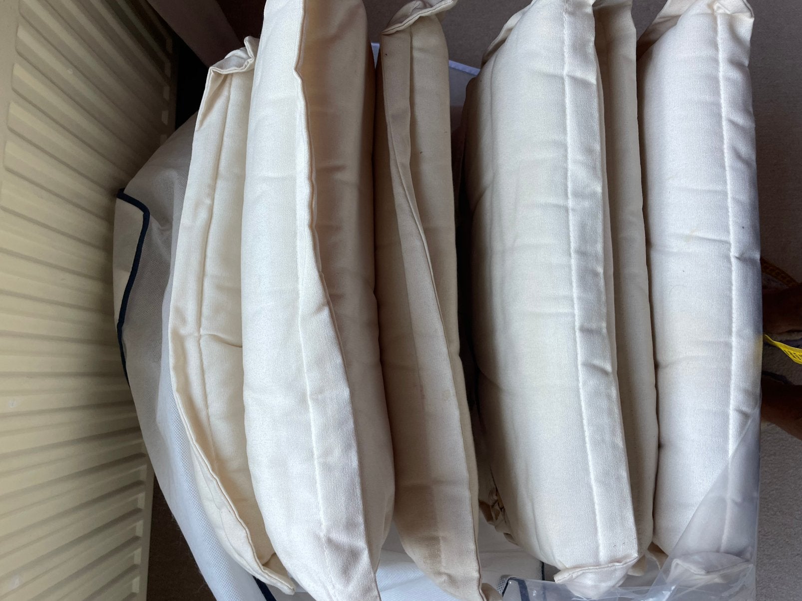 4 prachtige, schone, zachte tuinmeubelzittingen, Ophalen of Verzenden, Zo goed als nieuw