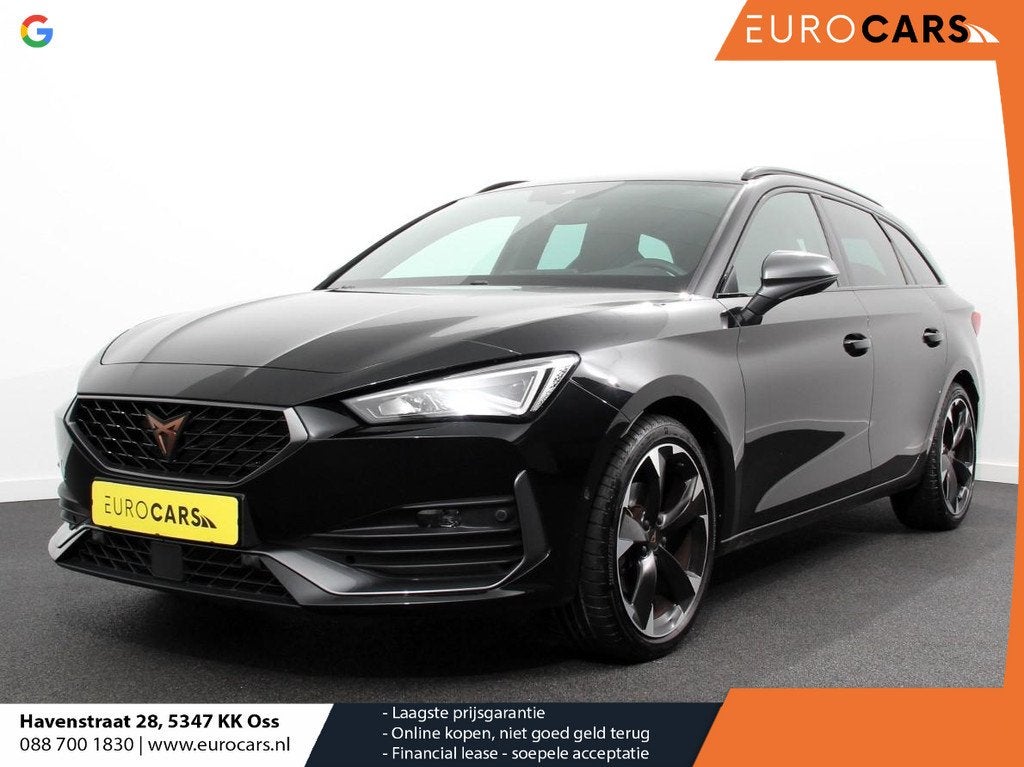 CUPRA Leon Sportstourer 1.5 eTSI Business Edition High Navig, Auto's, Cupra, Stof, 4 cilinders, Leon, Zwart