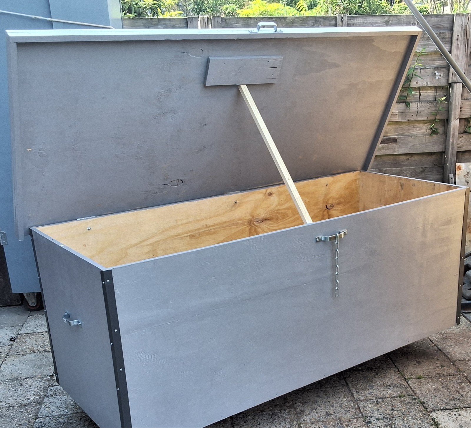 opslagkist tuinmeubilair tuinkisten tuinboxen toebehoren, Tuin en Terras, Ophalen, Nieuw, Hout, Overige typen