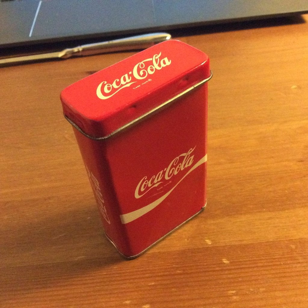 Coca Cola Blikje., Ophalen of Verzenden, Gebruiksvoorwerp