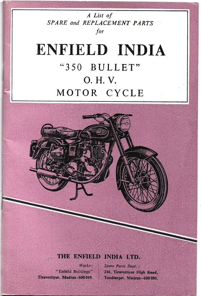 Enfield 350 Bullet spare parts (4198z) motor, Ophalen of Verzenden, Overige merken