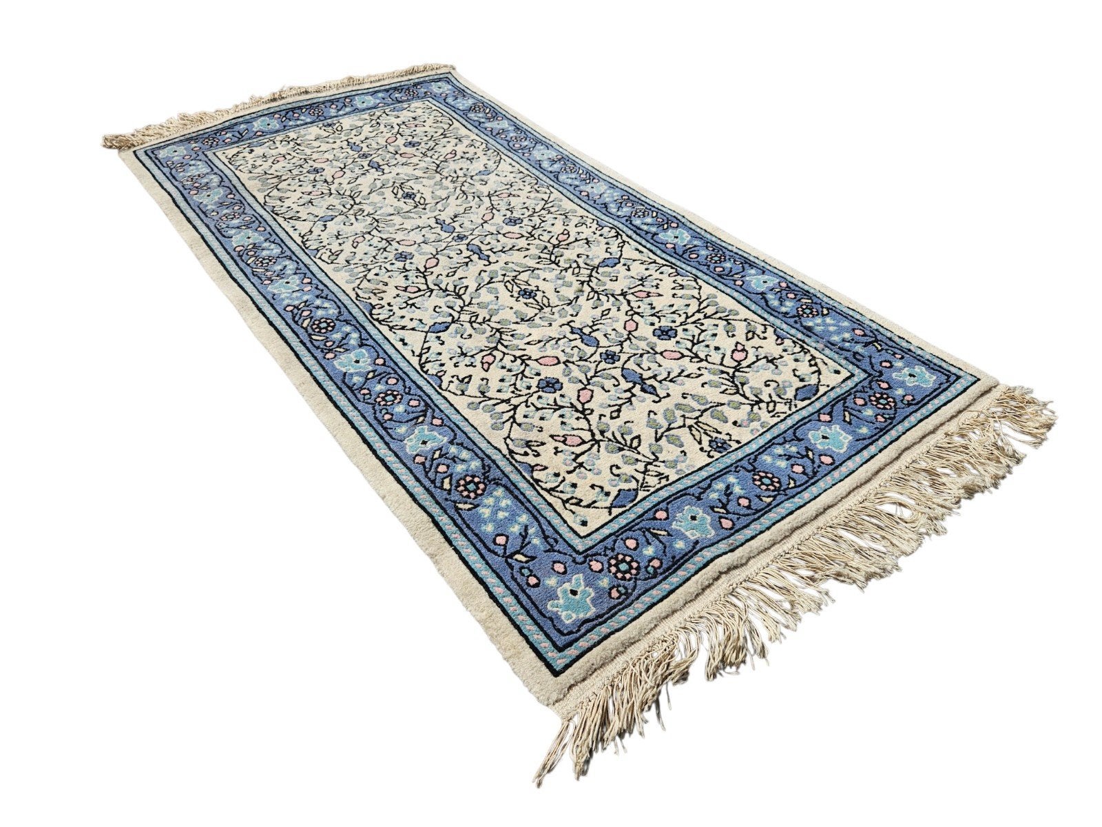 Prachtig handgeknoopt Oosters tapijt, Gebruikt, 100 tot 150 cm, Rechthoekig, 50 tot 100 cm