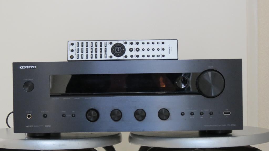 Onkyo TX 8050 netwerk receiver, Audio, Tv en Foto, Versterkers en Receivers, Gebruikt, Ophalen of Verzenden, 120 watt of meer
