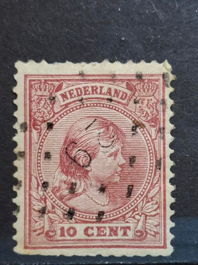 Puntstempel zegel nr 29 Dordrecht nvph nr 37, Postzegels en Munten, Ophalen of Verzenden
