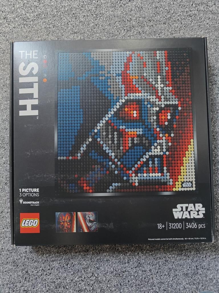 Lego 31200 Star Wars The Sith Art (optie C gebouwd), Compleet, Gebruikt, Star Wars, Lego