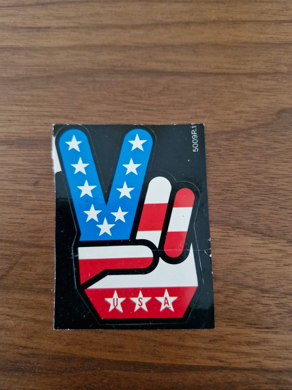 9671 USA Peace Teken Sticker - Amerikaans Vredessymbool, Ophalen of Verzenden, Nieuw, Overige typen