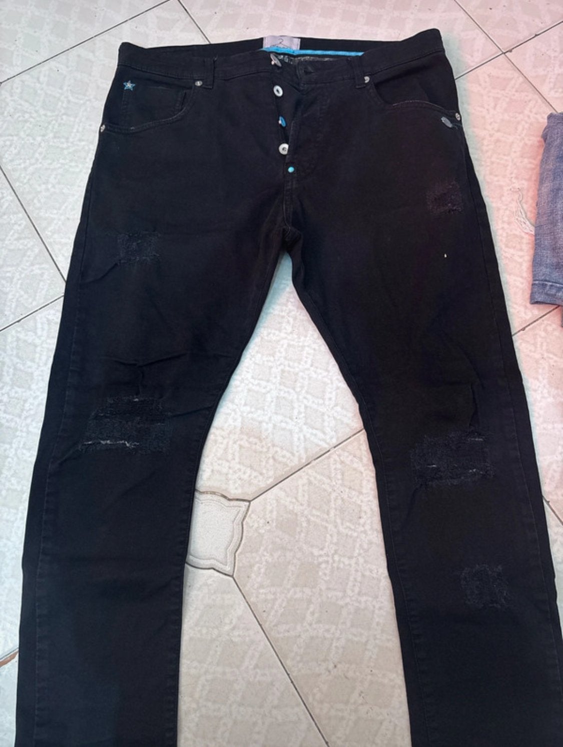 Zwarte heren jeans maat 36 Berna, Kleding | Heren, Ophalen of Verzenden, Zo goed als nieuw, Zwart, W36 - W38 (confectie 52/54)