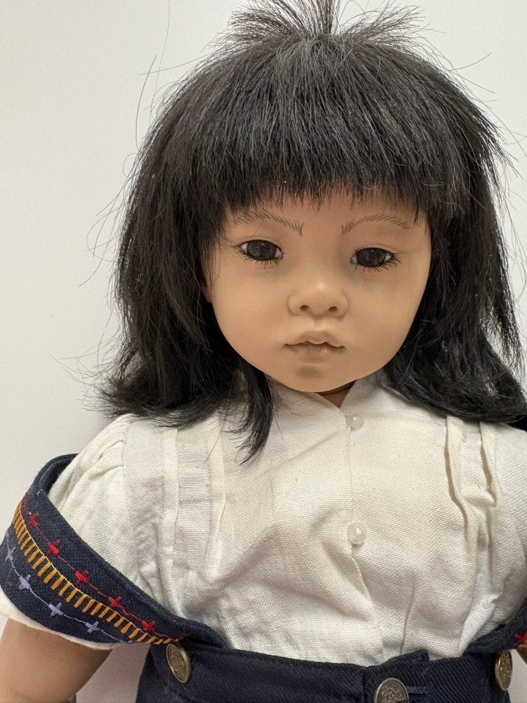 Rotraud Schrott Puyi ong 60cm., Ophalen of Verzenden, Gebruikt, Pop, Levensecht of Reborn