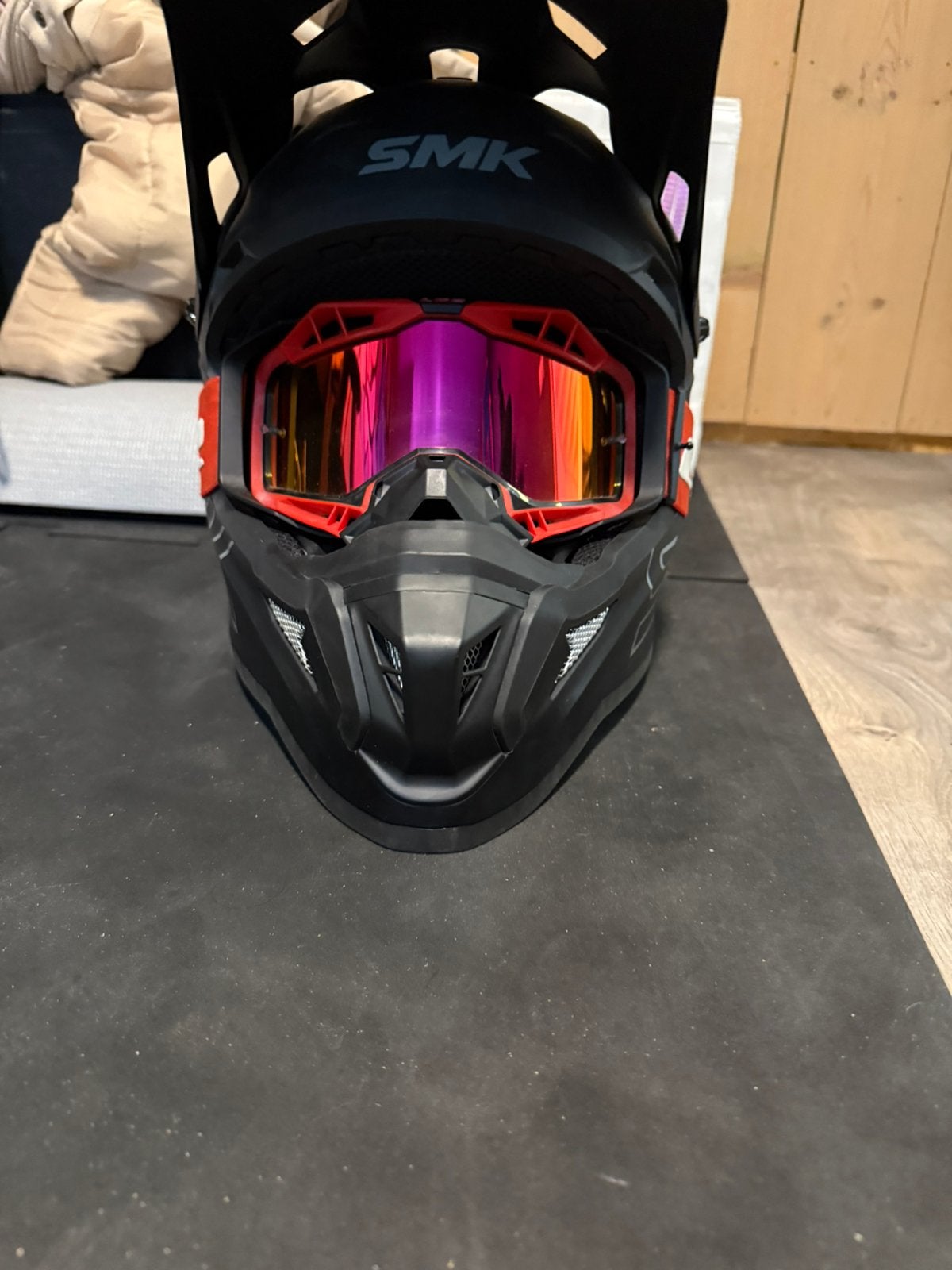 Smk cross helm, Offroadhelm, S, Tweedehands, Ophalen