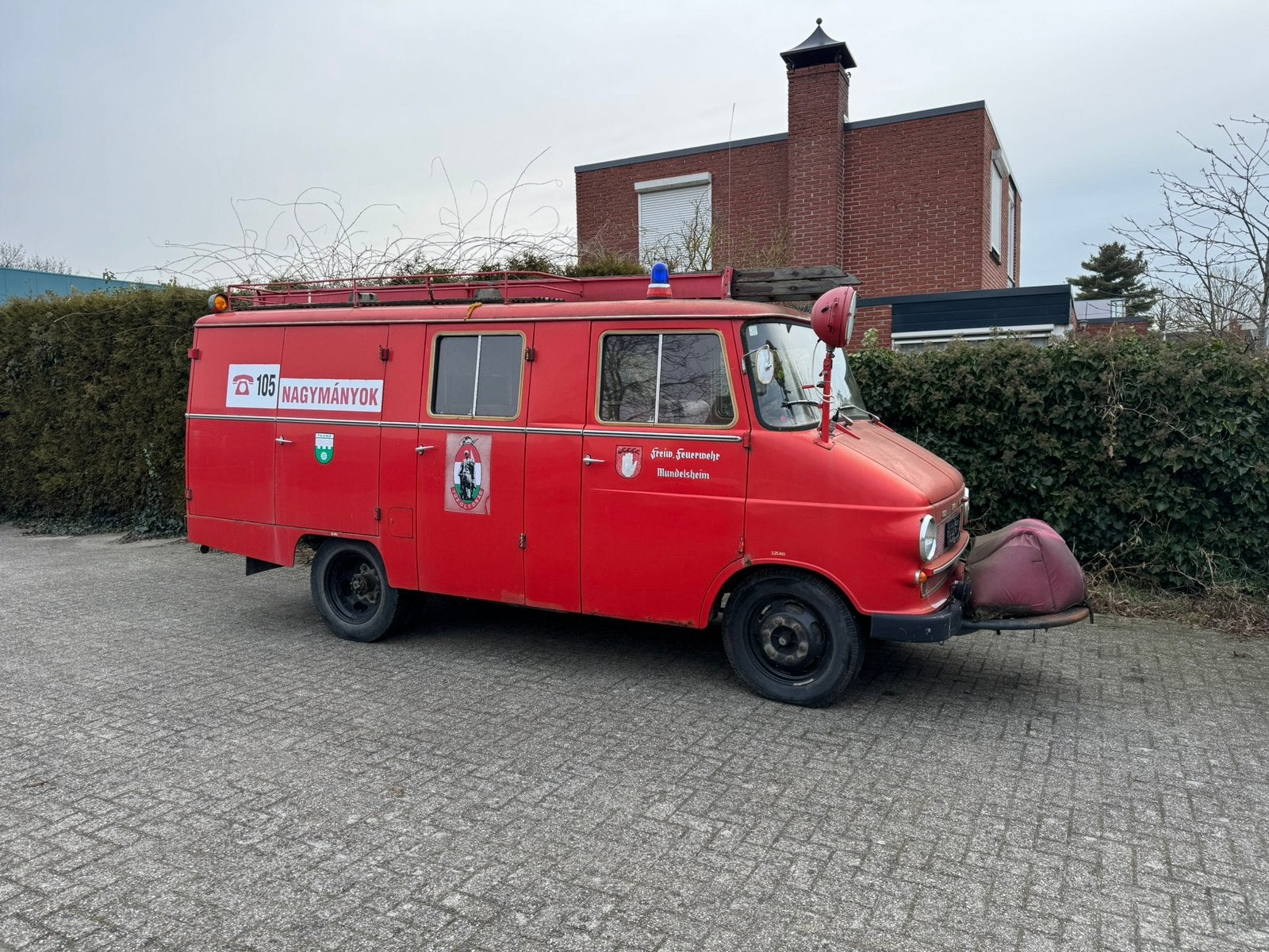 Opel Blitz Brandweerwagen 1965, Ophalen