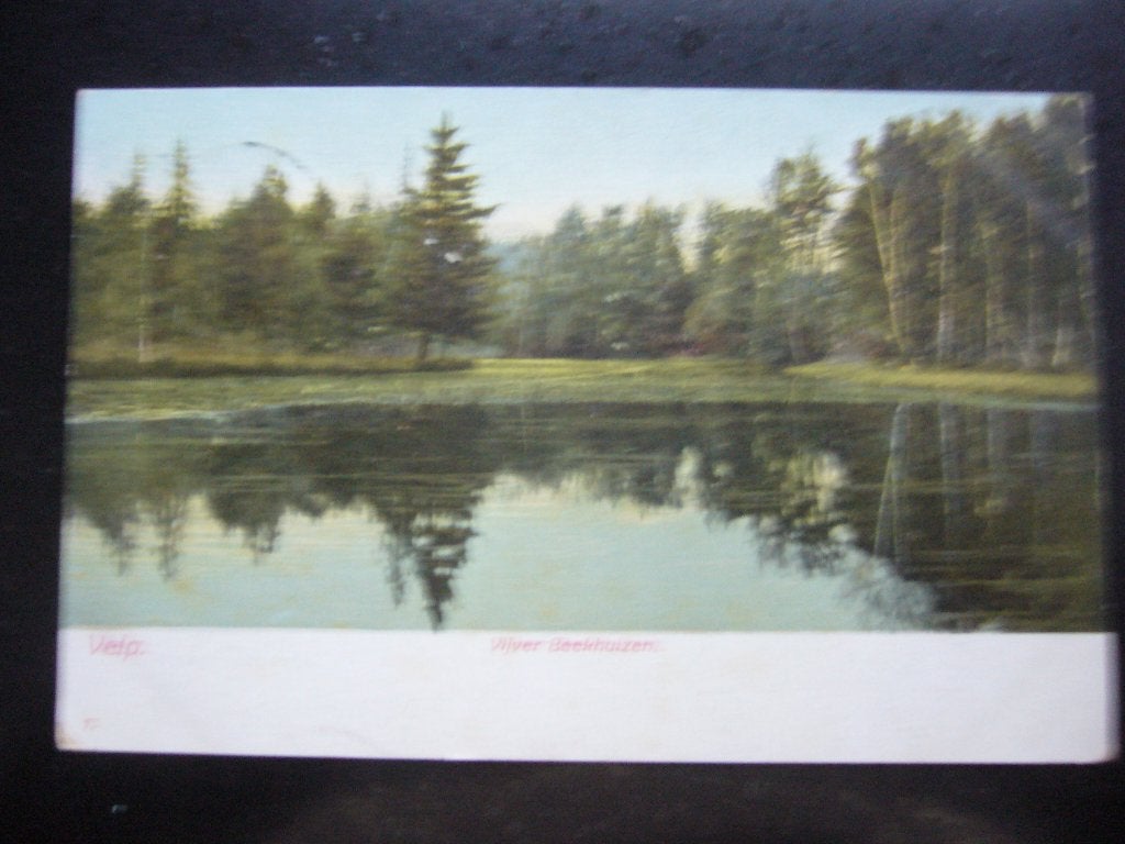 VELP  =  VIJVER BEEKHUIZEN  BRIEFKAART  1907, Ophalen of Verzenden, Voor 1920, Gelopen, Gelderland
