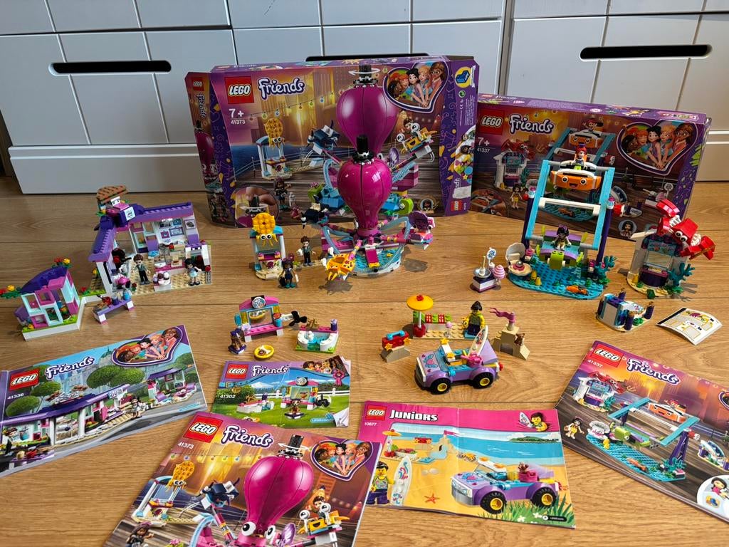 Lego friends en juniors (5 sets), Ophalen, Gebruikt, Lego, Compleet