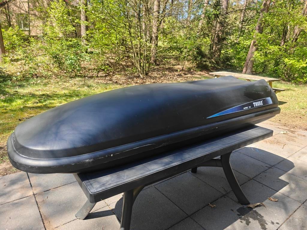 Thule Alpine 700 dakkoffer zwart, Ophalen, Gebruikt