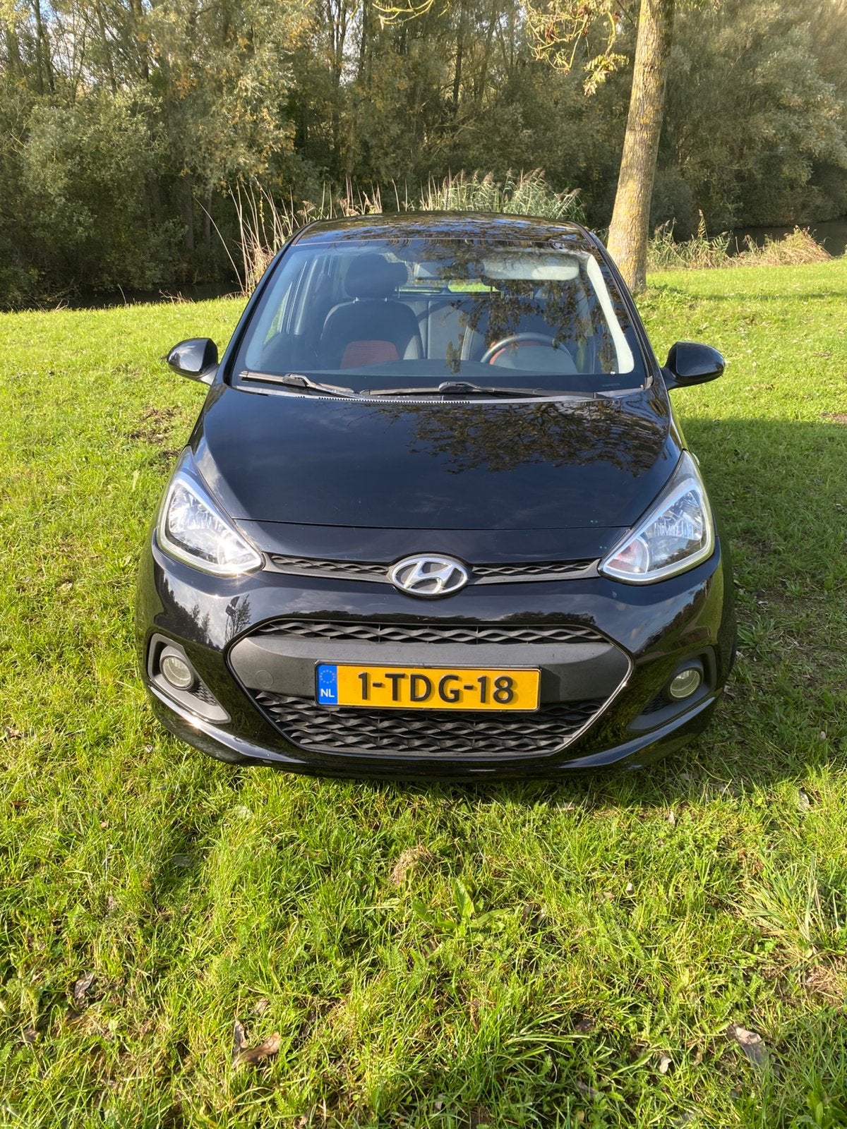 Hyundai i10 1.0 5DR 2014 Zwart, Voorwielaandrijving, 31 €/maand, 4 stoelen, Origineel Nederlands