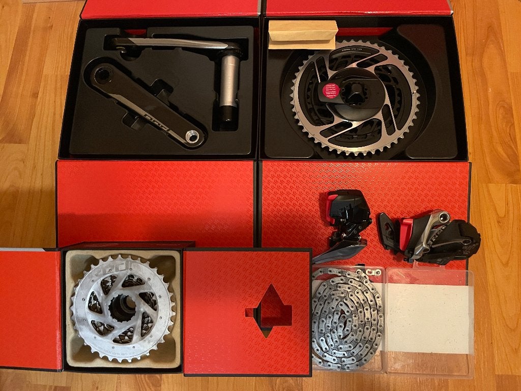 Sram Red set, Fietsen en Brommers, Sram Red, Ophalen of Verzenden, Zo goed als nieuw, Gravelbike