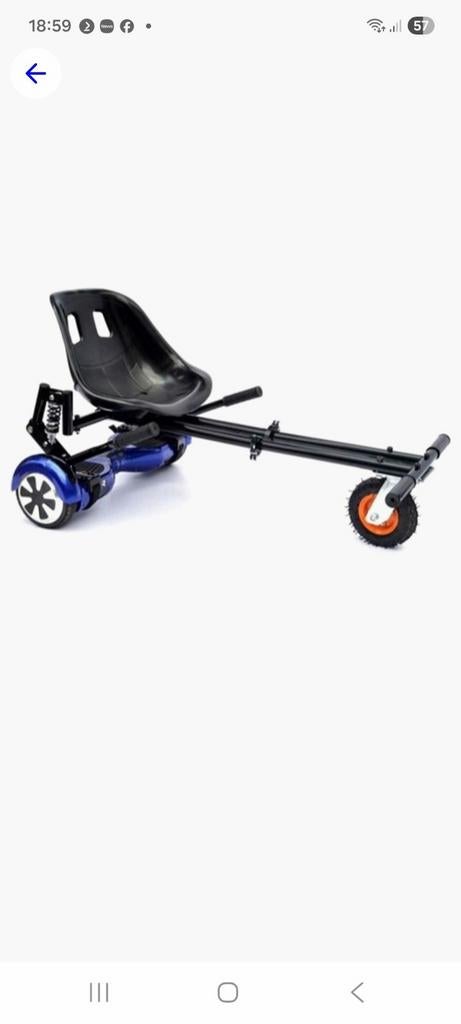 2 hoverboards met stoeltjes, Ophalen