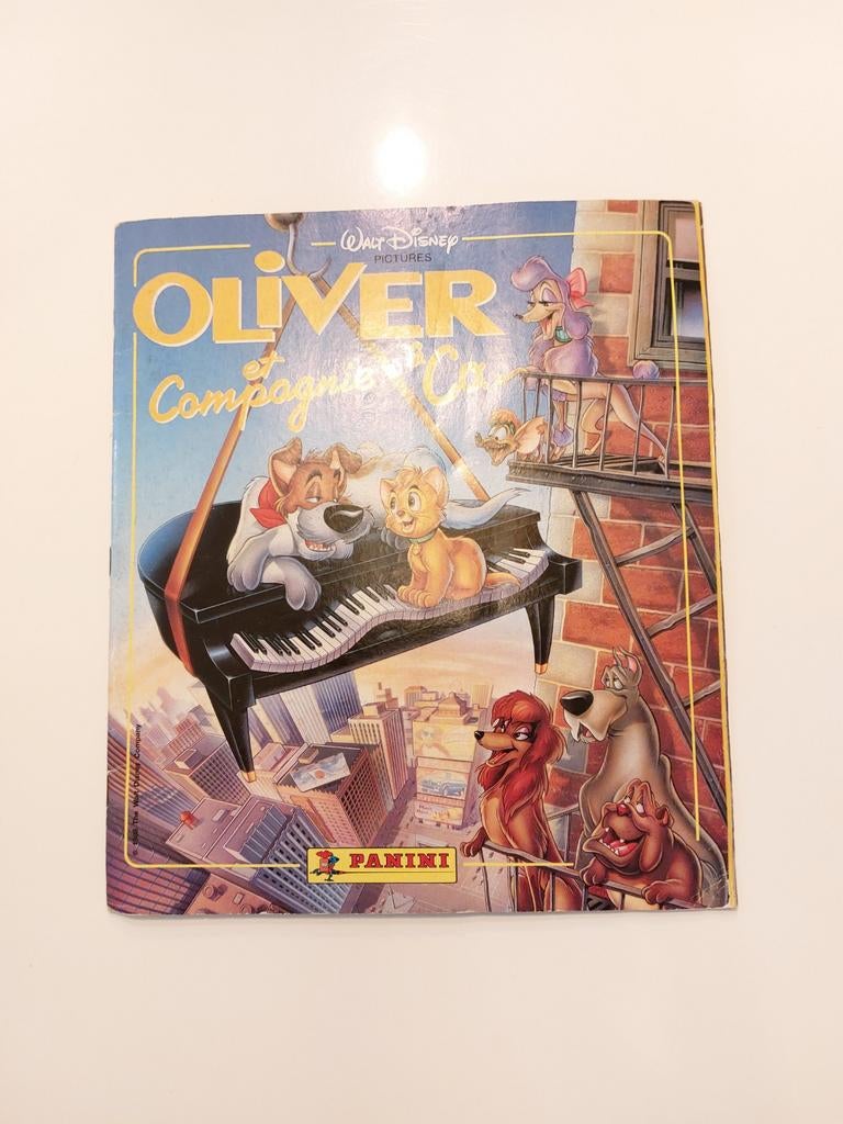 Panini Plaatjes Album Walt Disney Oliver & Co. (1988), Verzamelen, Ophalen of Verzenden
